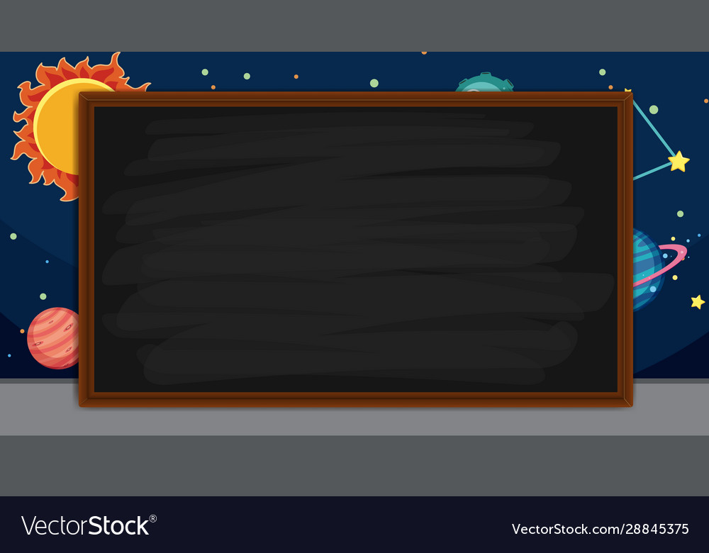 Border template with space in background vector image Border template with space in background