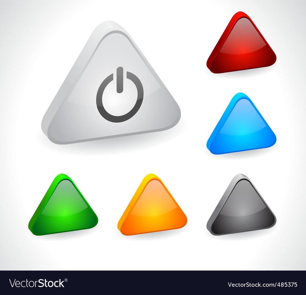 Color 3d buttons for web