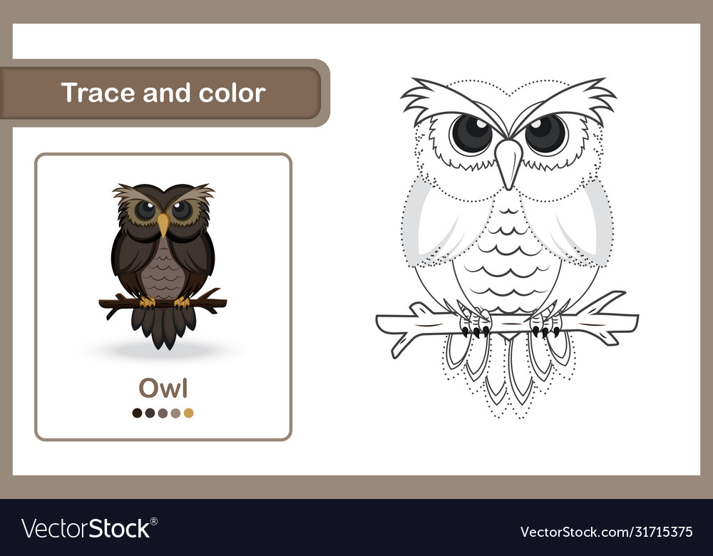 drawing worksheet for preschool kids royalty free vector