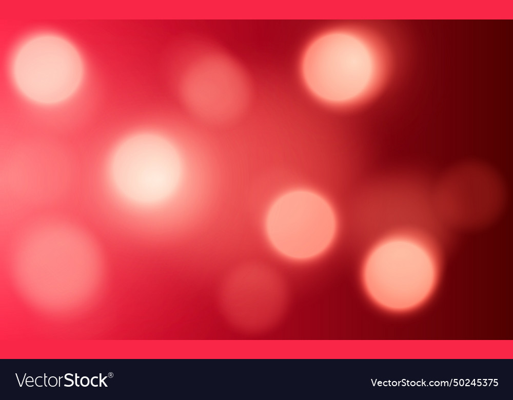 Red color bokeh soft light abstract background