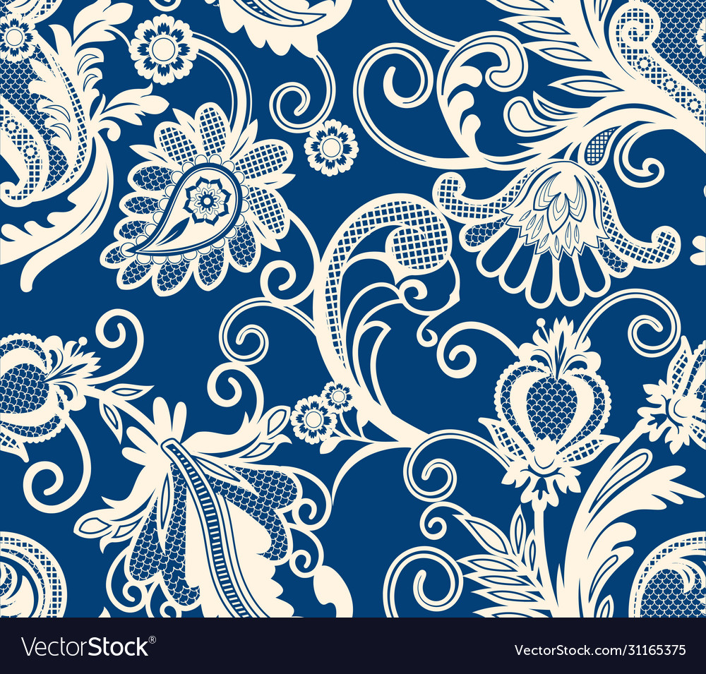 Seamless lace vector image Seamless lace