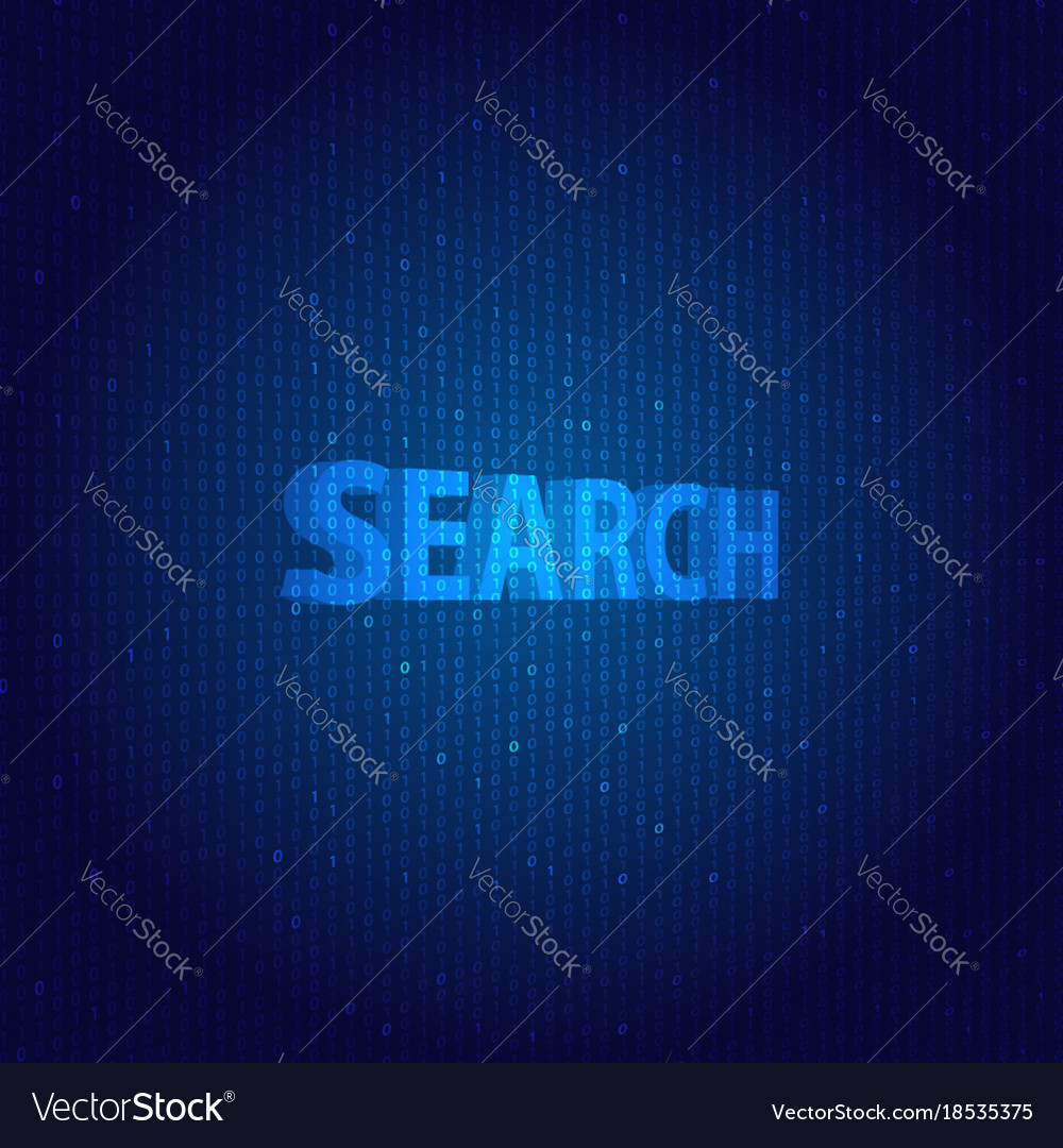 Search in a network on technological background