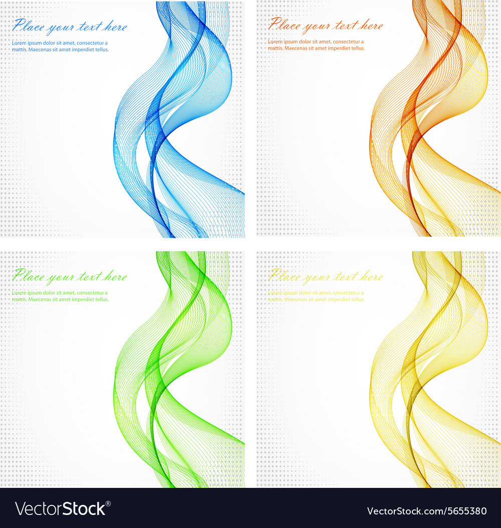 Abstract colorful background with wave