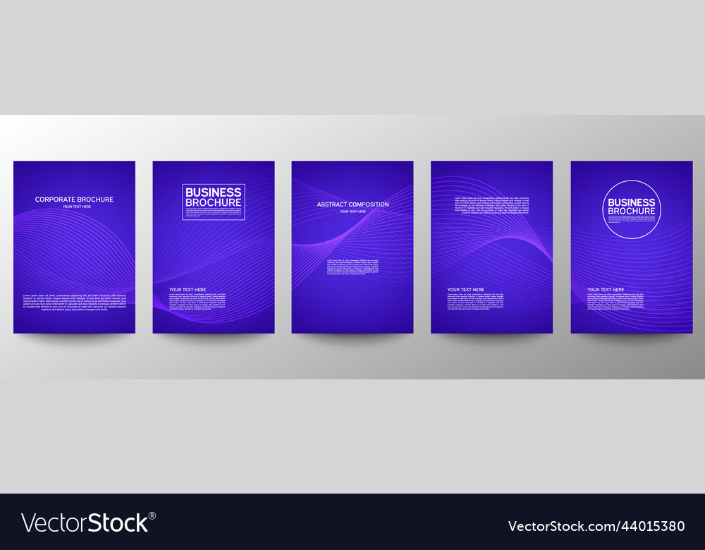 Cover geometric minimal set abstract line pattern vector image Cover geometric minimal set abstract line pattern