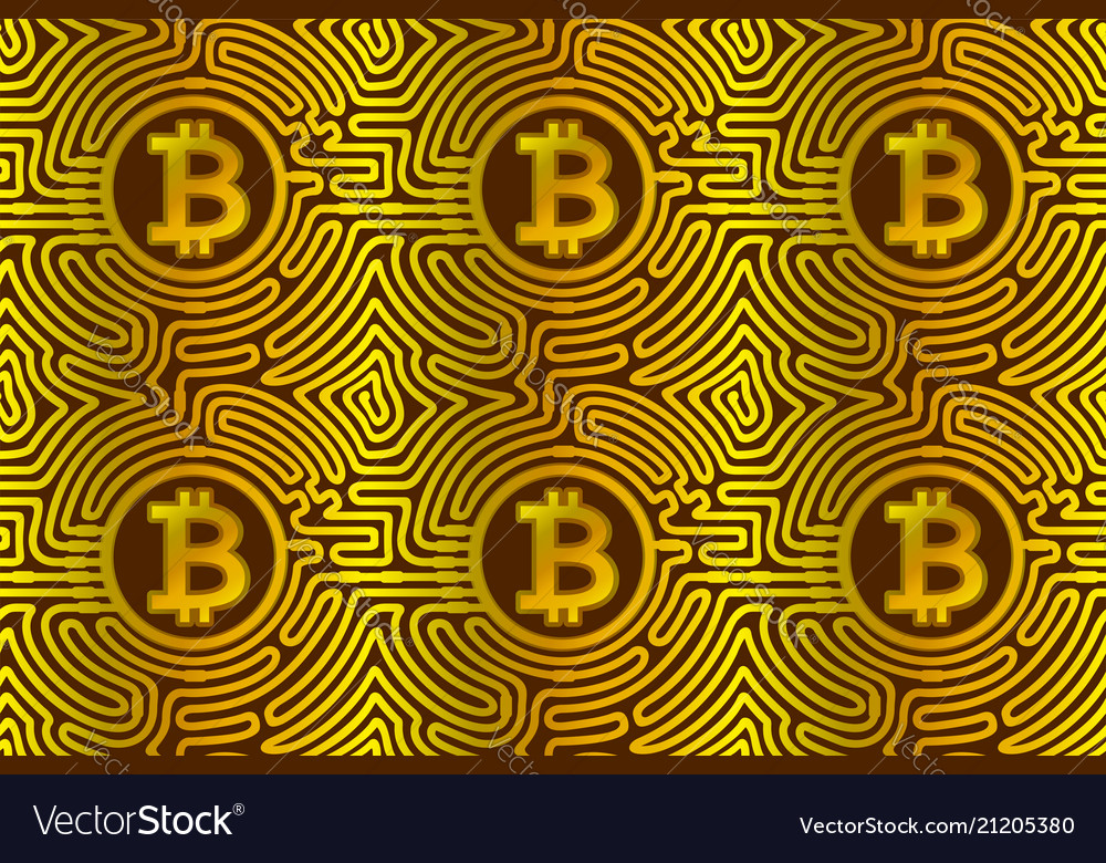 Golden Bitcoin Pattern