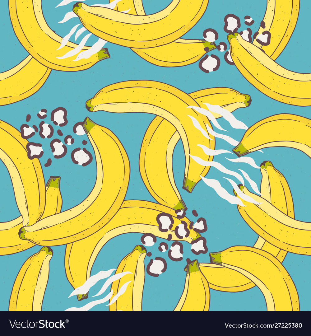 Leopard Zebra Banana Pattern