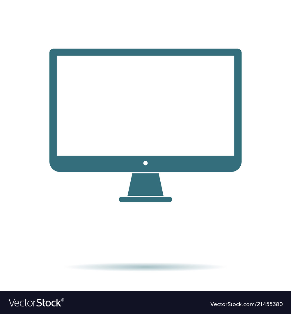 Modern Computer Display Icon