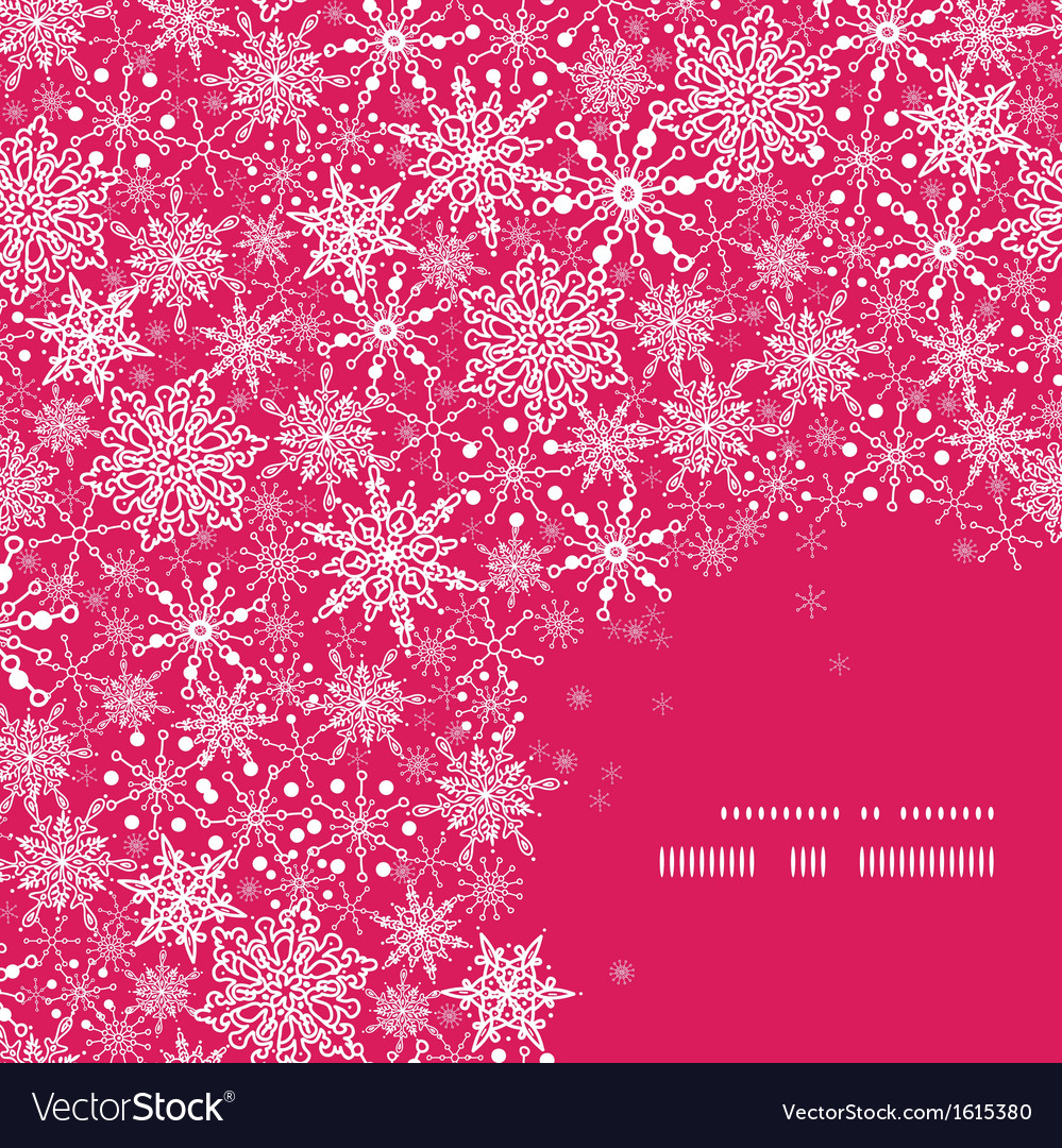 Snowflake Corner Pattern