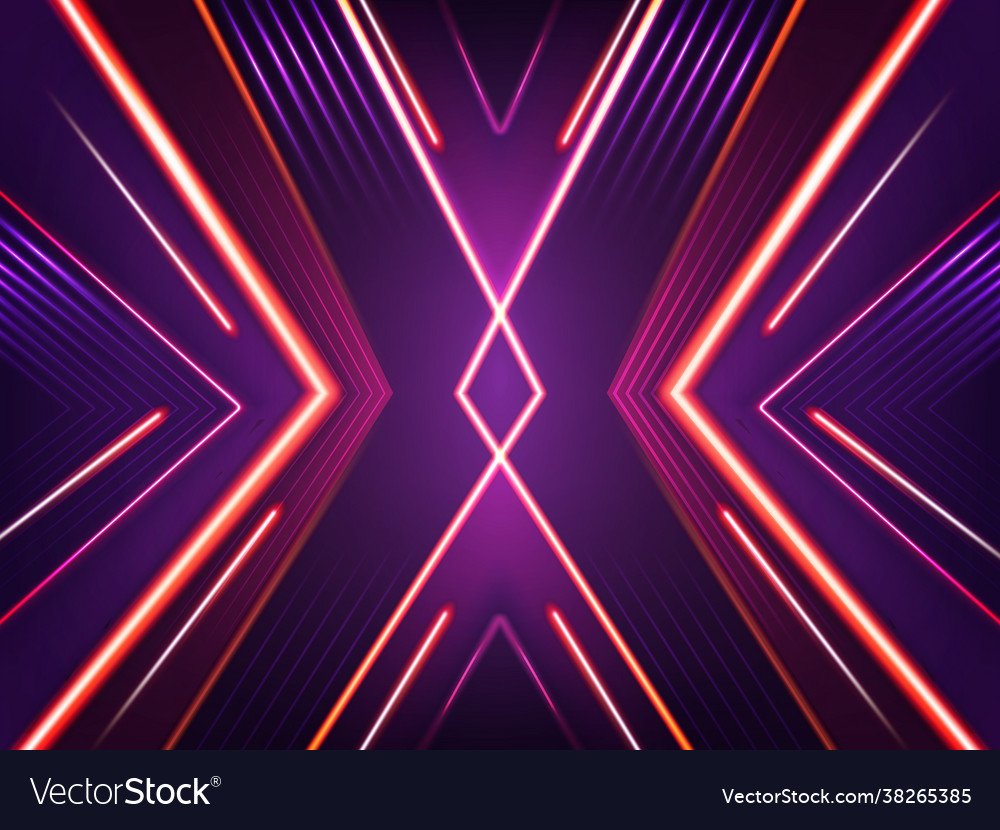 Abstract neon background bright shining pattern