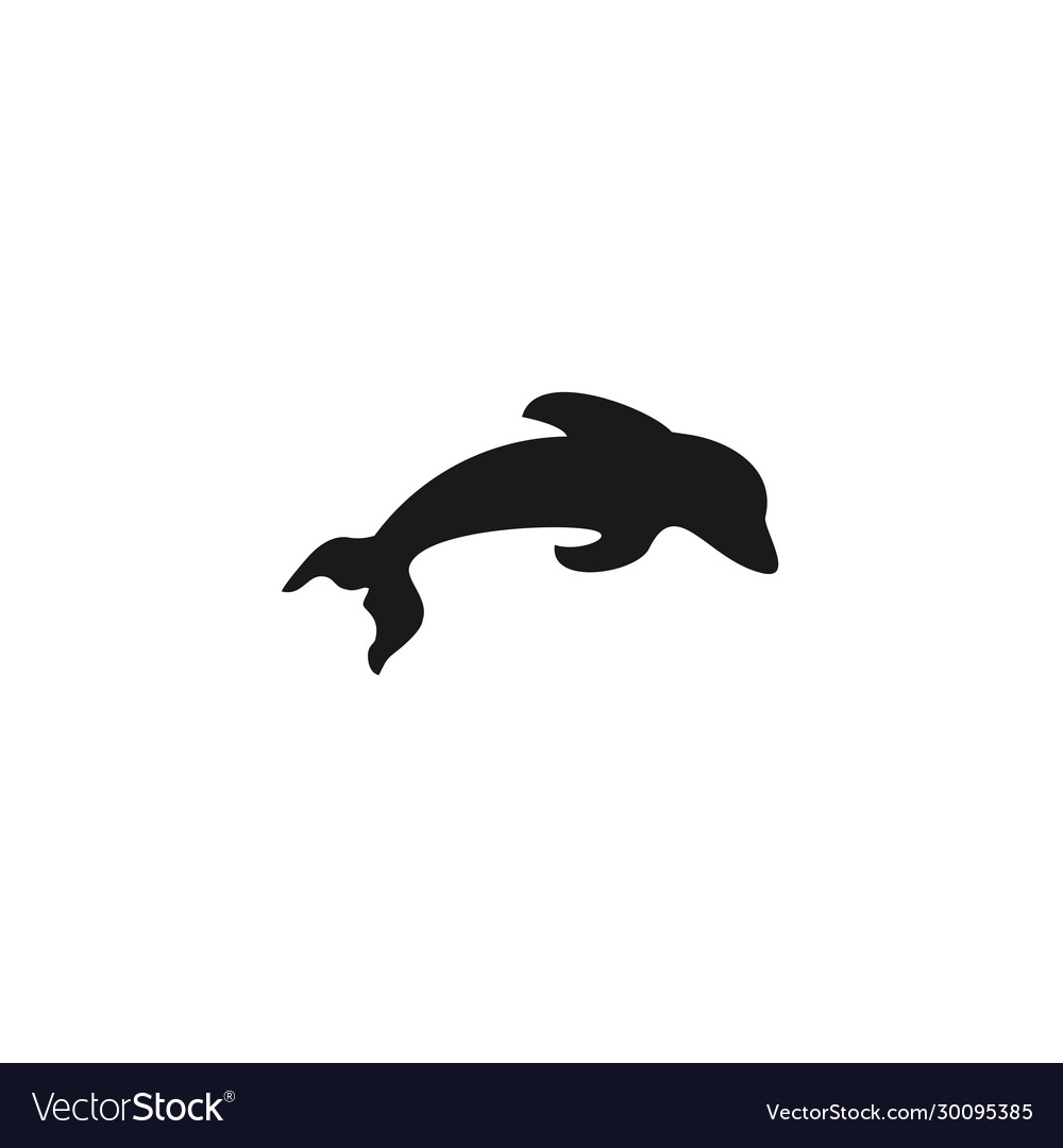 Dolphin logo design template Royalty Free Vector Image