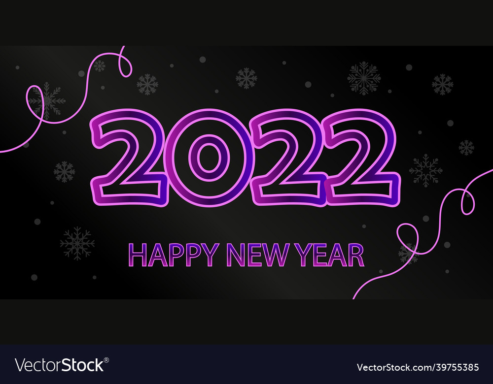 Happy new year 2022 christmas holiday web banner