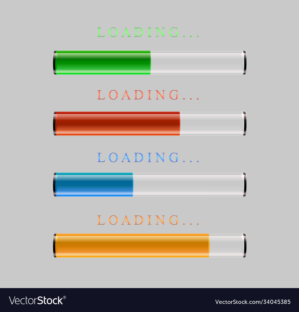 Loading Bar Progress Icons