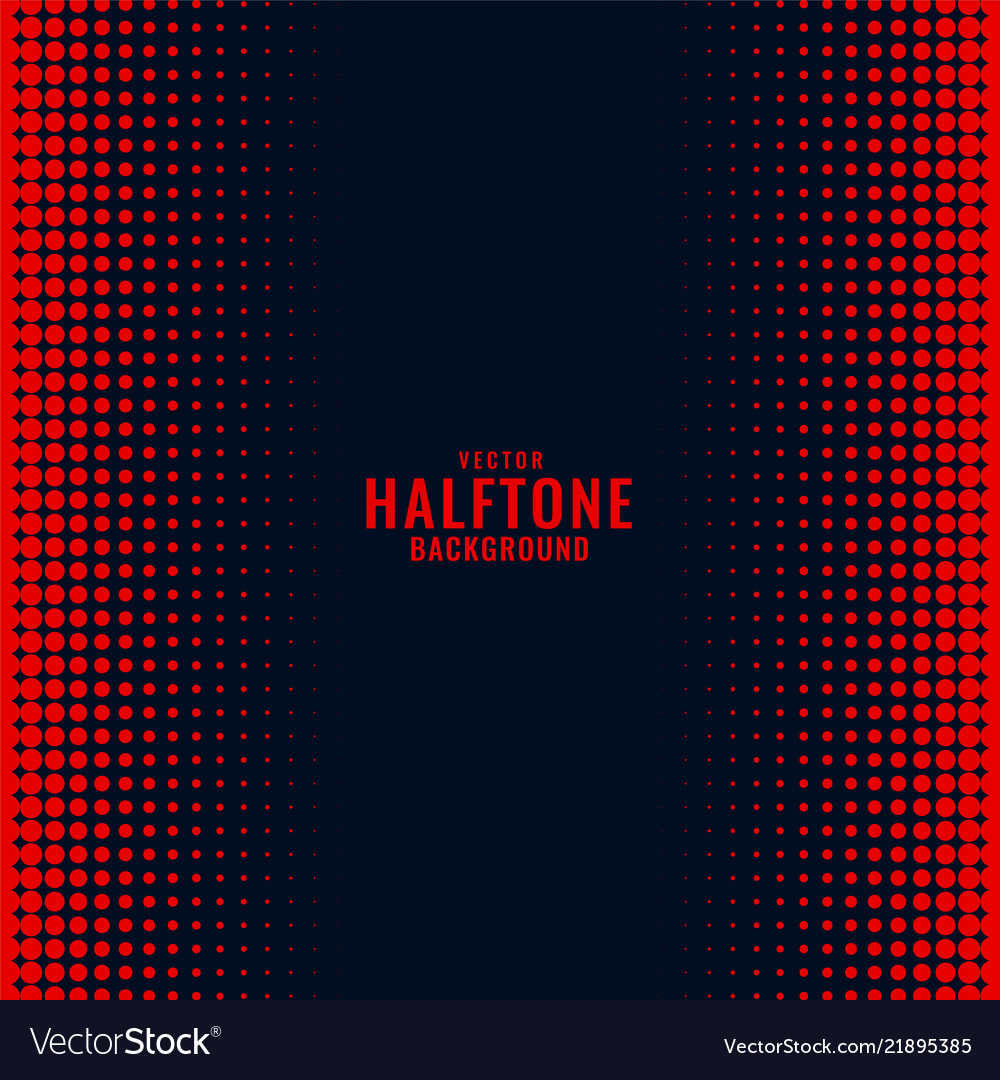 Red Halftone Gradient Background