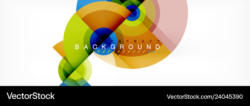 Circle composition geometric minimal Royalty Free Vector