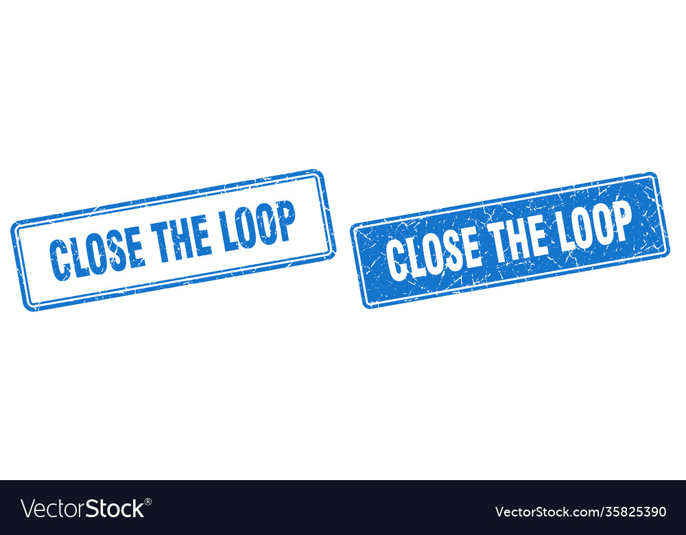 Close loop stamp set square