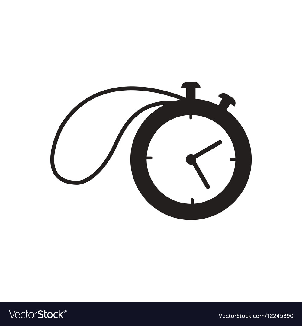 Stop time icon Royalty Free Vector Image - VectorStock