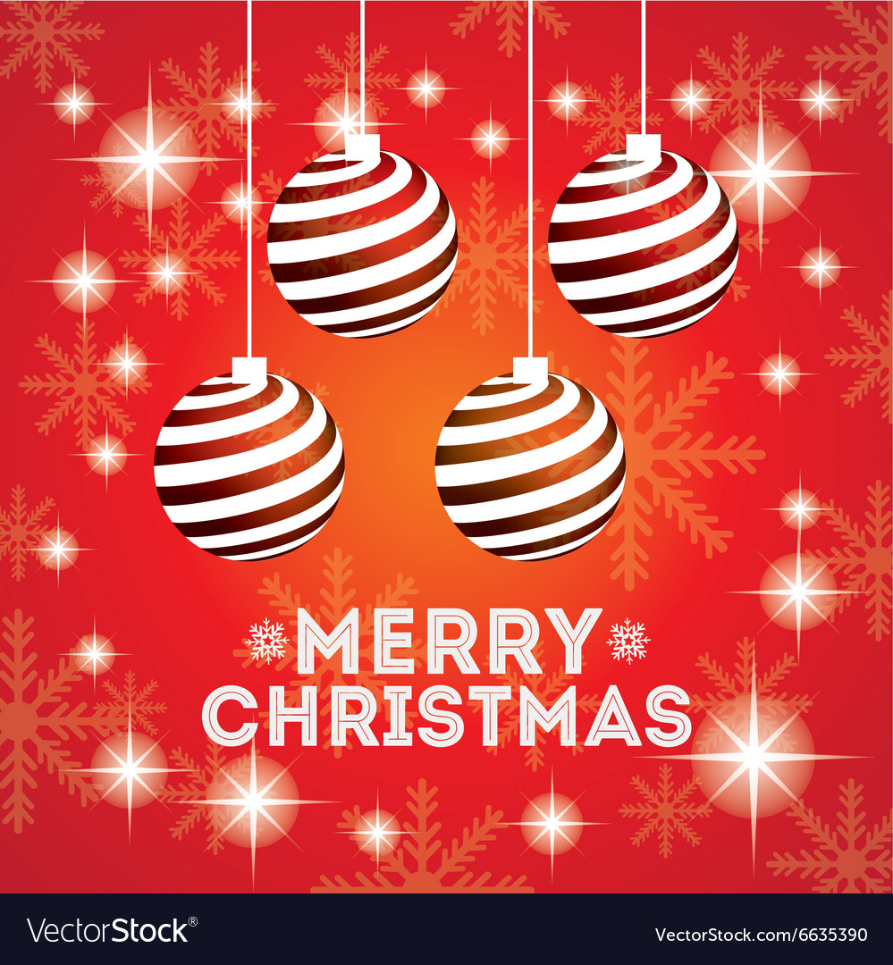 Happy merry christmas Royalty Free Vector Image