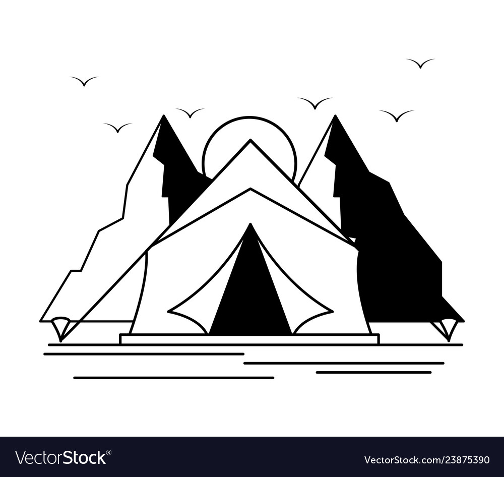 Tent camping wanderlust image