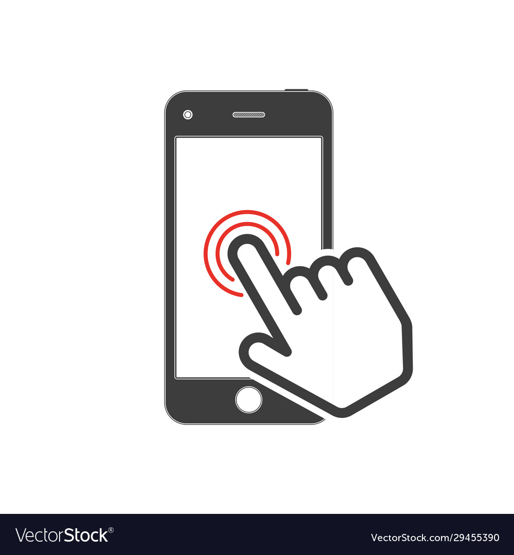 Touch Screen Interaction Icon