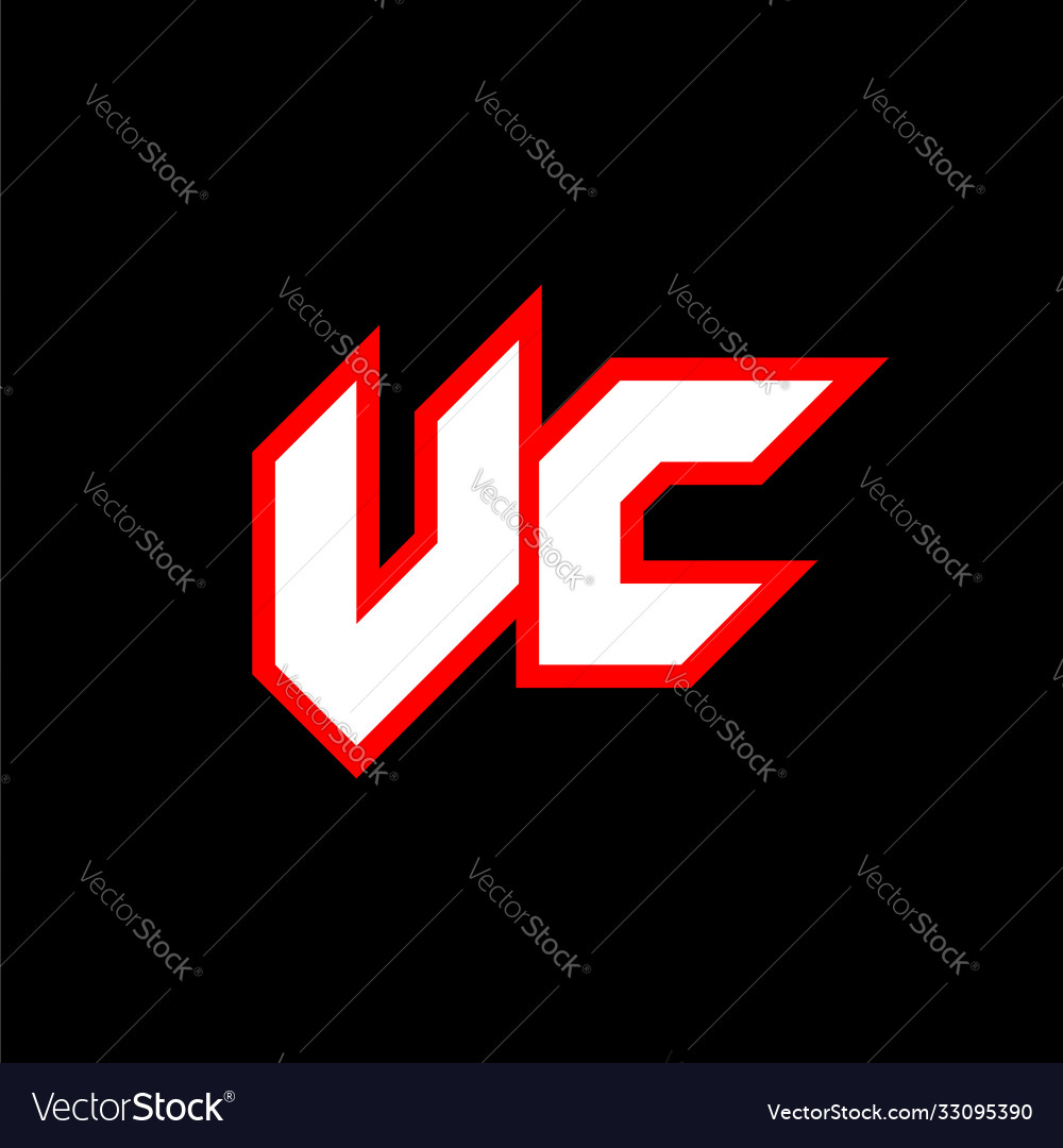 Vc logo design initial letter