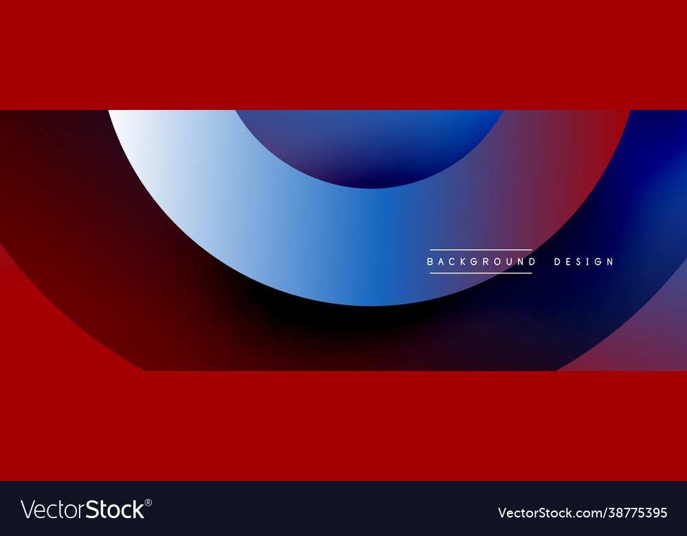 Abstract overlapping lines and circles geometric vector image Abstract overlapping lines and circles geometric