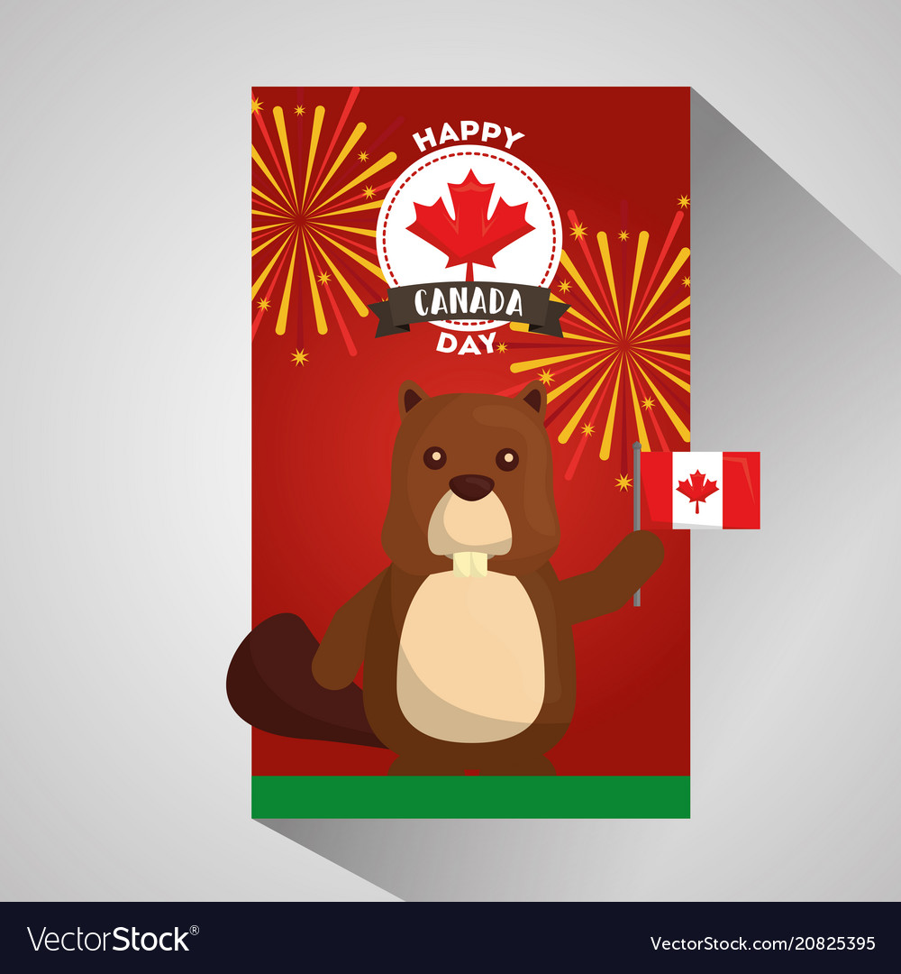 Happy canada day Royalty Free Vector Image - VectorStock