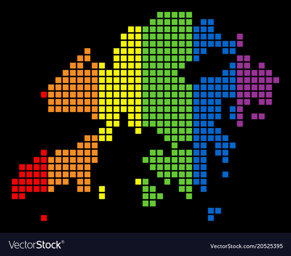 Spectrum dotted lgbt hong kong map