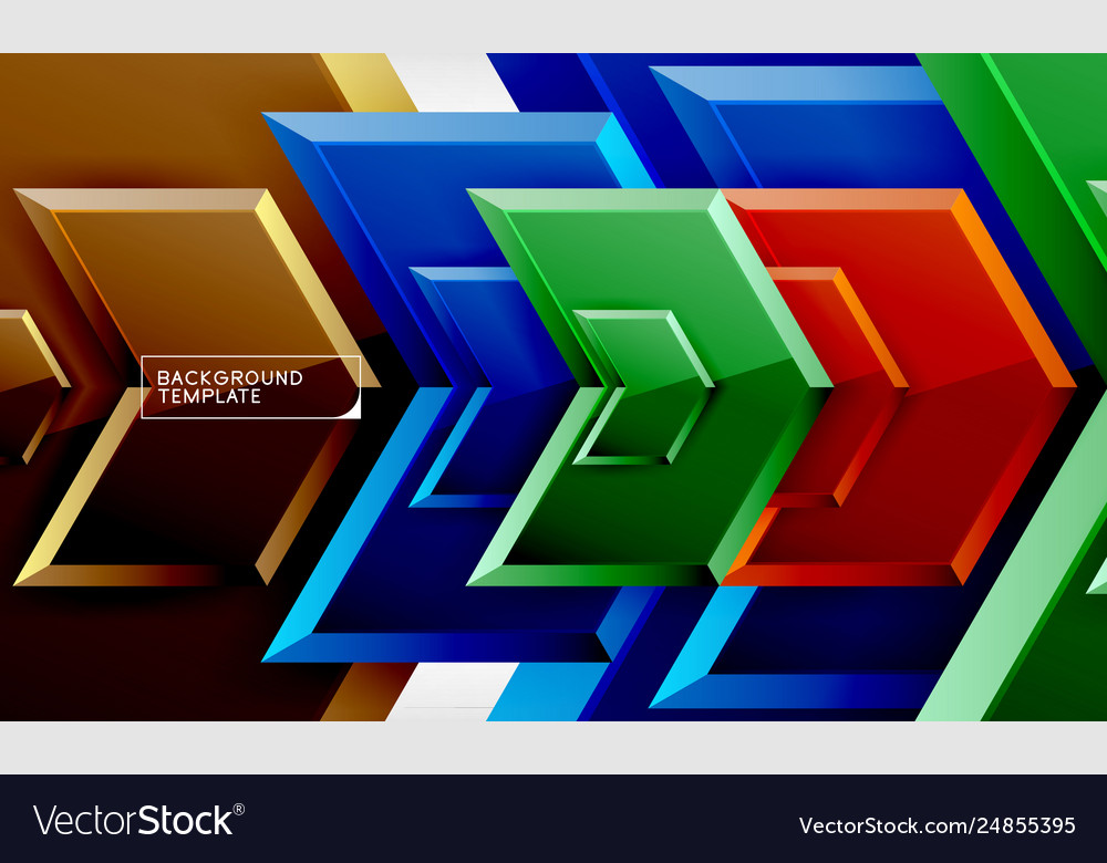 Techno arrow background template design vector image Techno arrow background template design