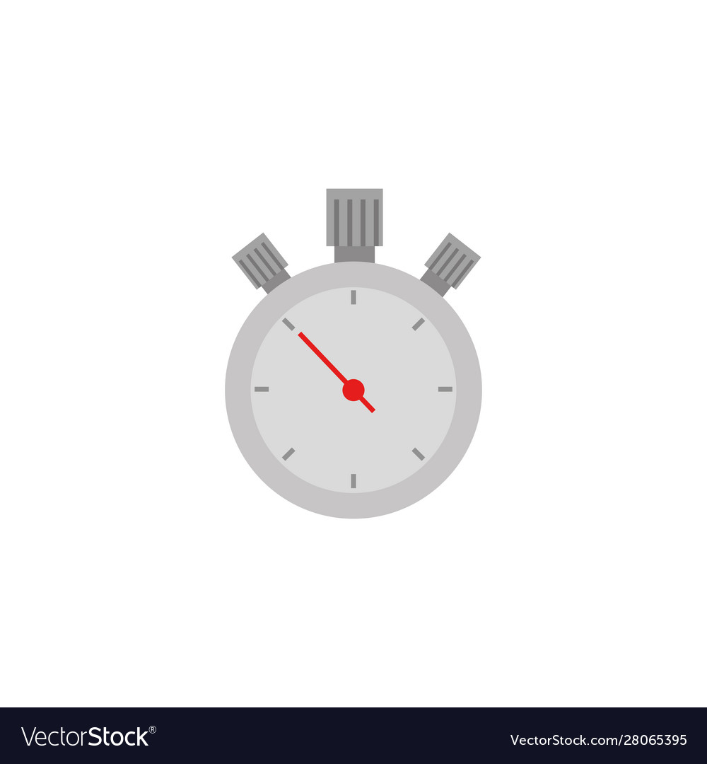 Timer chronometer line style icon