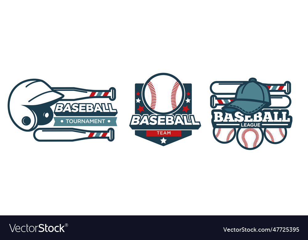 Tournament of baseball teams sports in school Vector Image