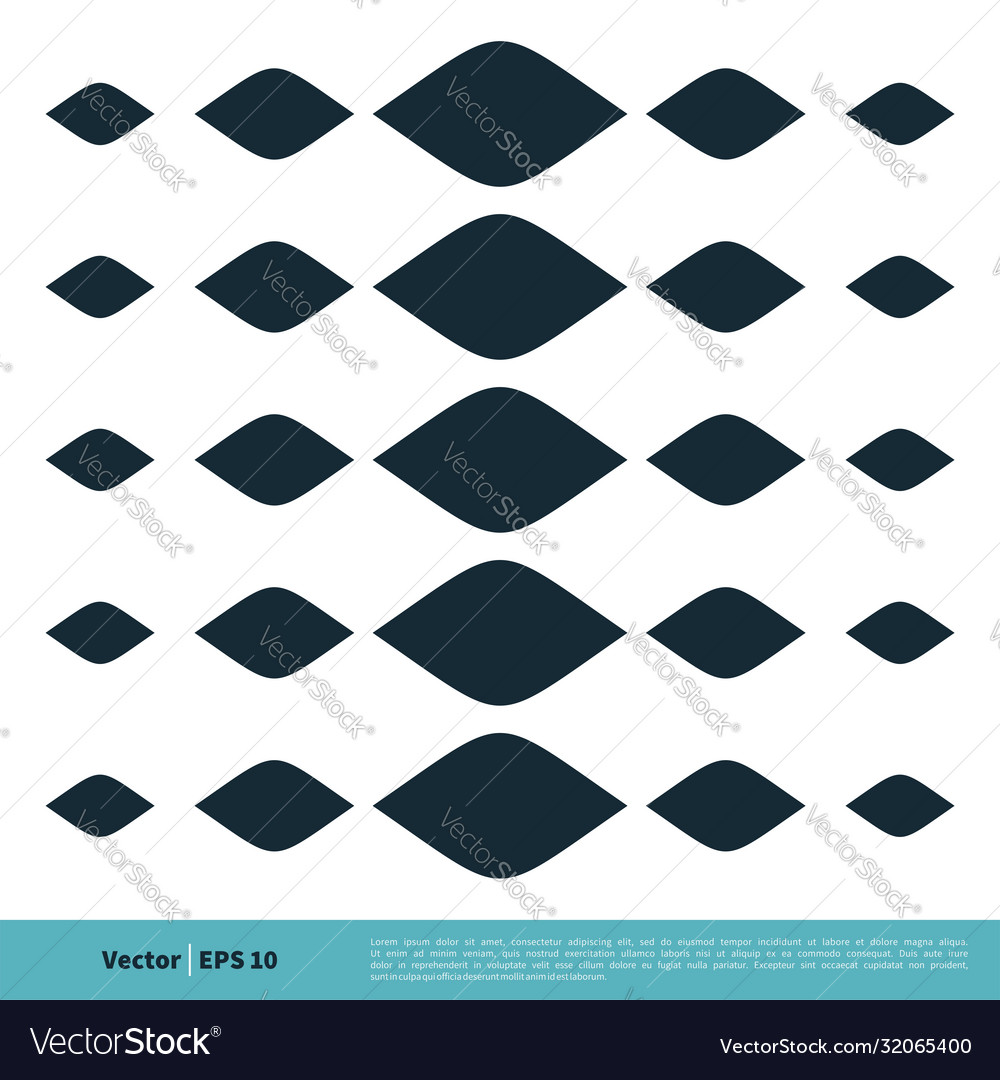 Abstract geometric pattern icon template design