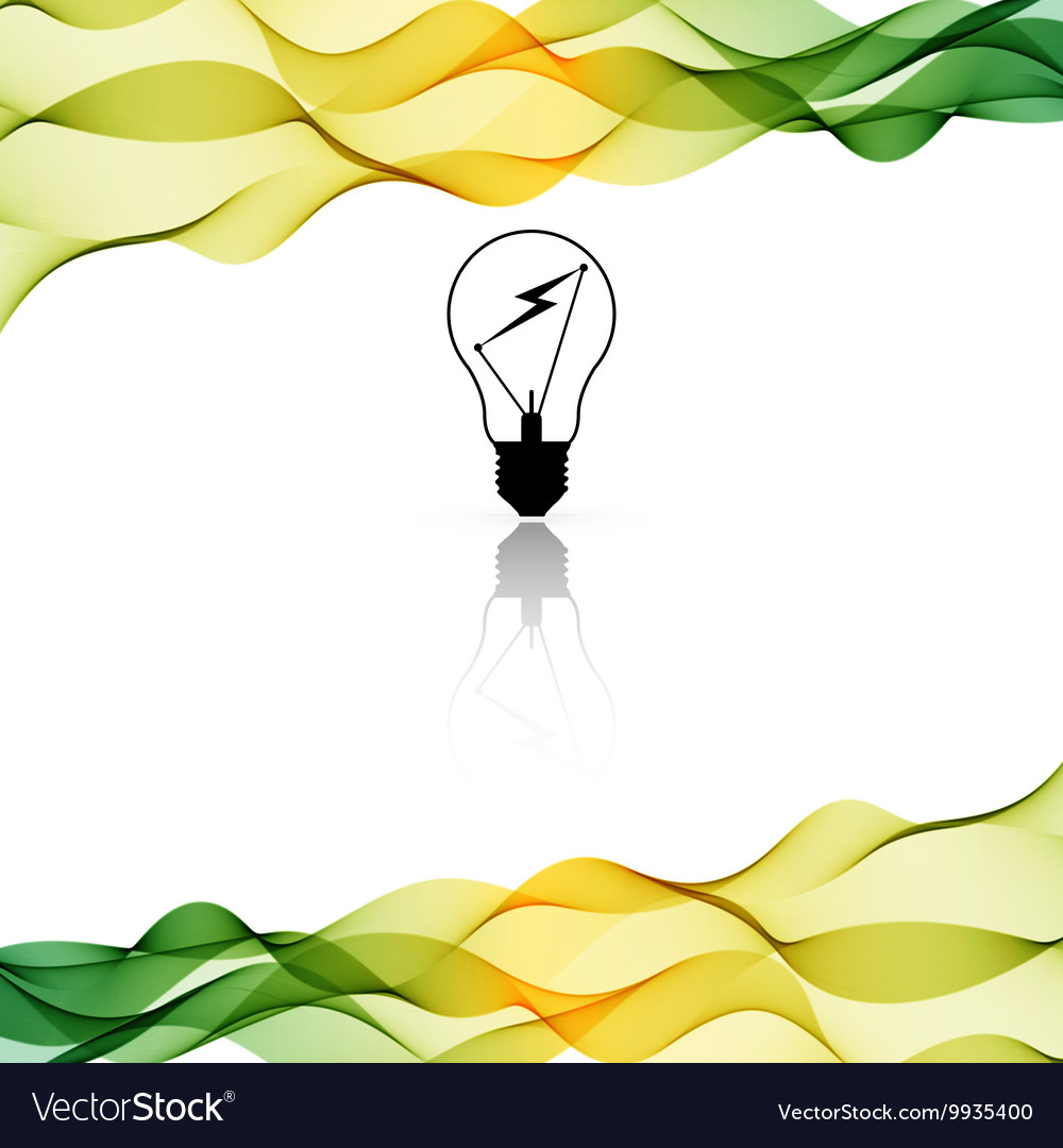 Color background with wave