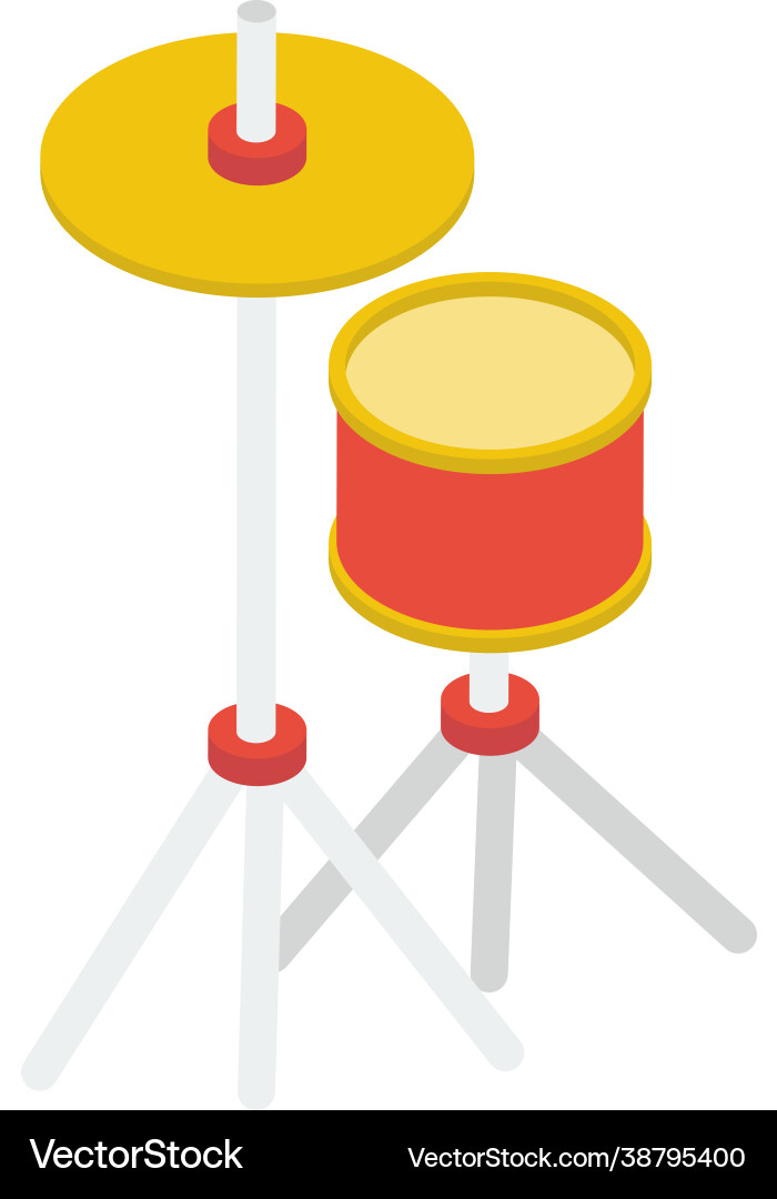 Drum kit Royalty Free Vector Image - VectorStock