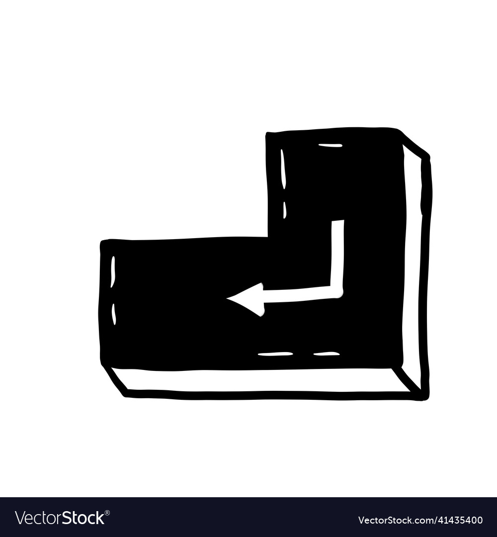 Knopfteil der Tastatur eingeben vector image Knopfteil der Tastatur eingeben