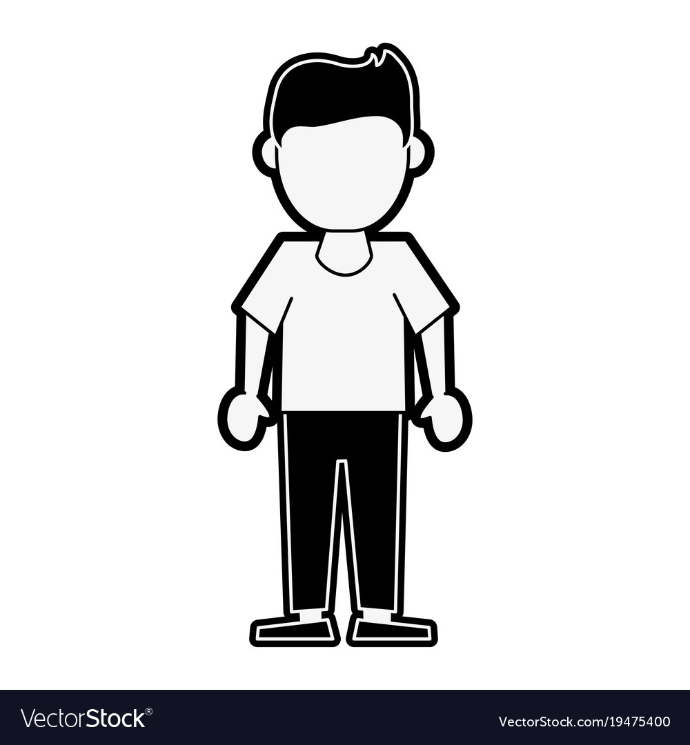 Man avatar cartoon Royalty Free Vector Image - VectorStock