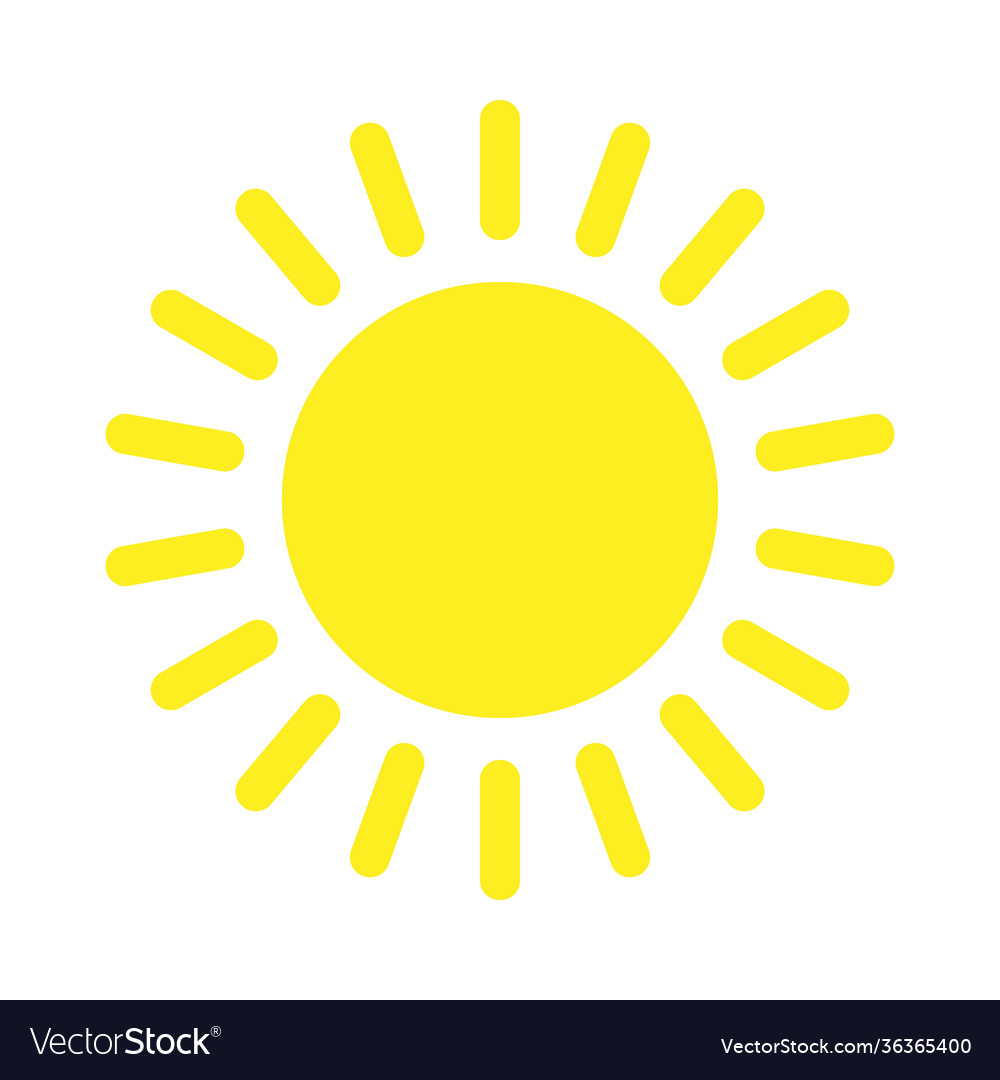 Sun Burst Line Icon