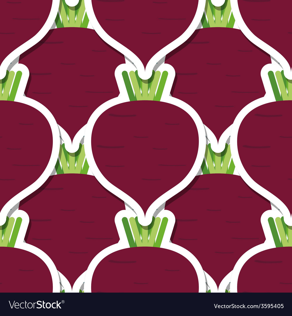 Beet pattern seamless texture with beetroot