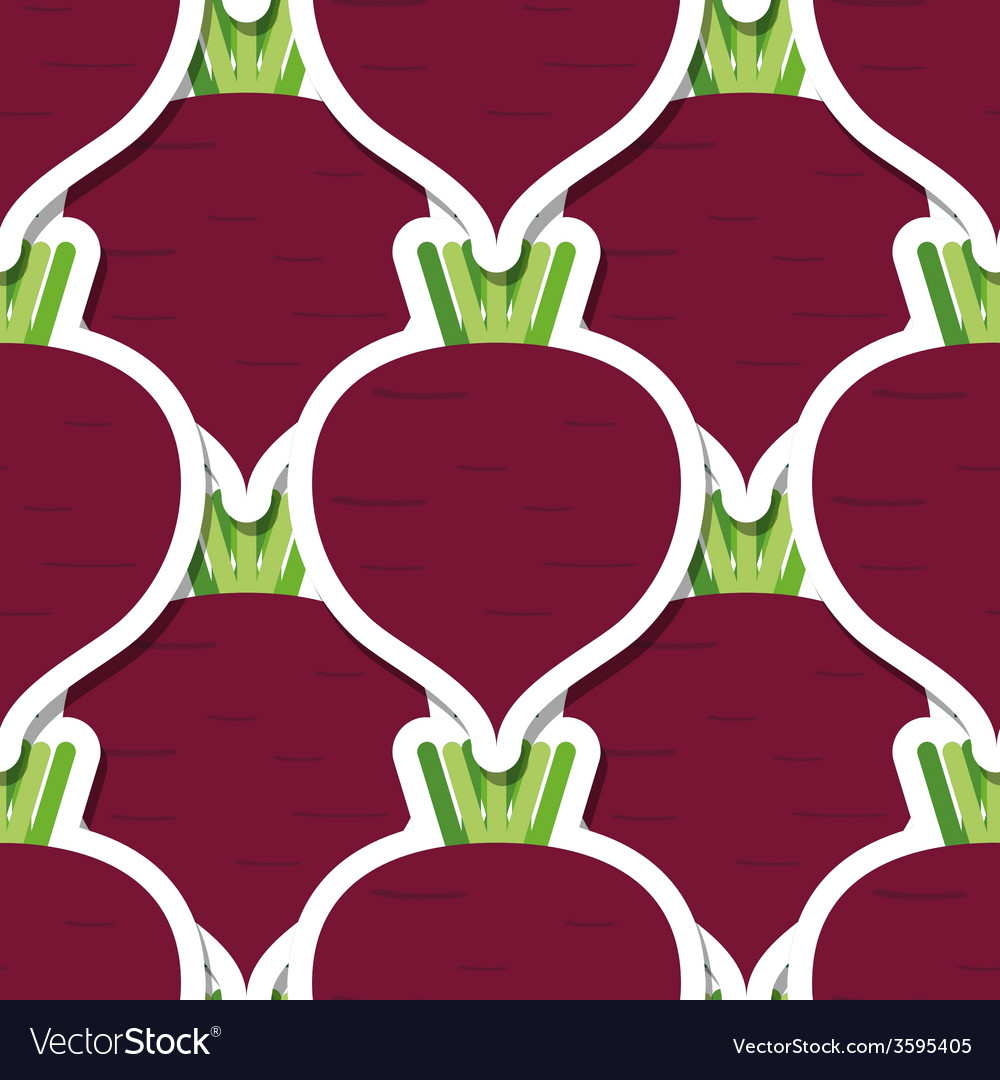 Beet pattern seamless texture with beetroot