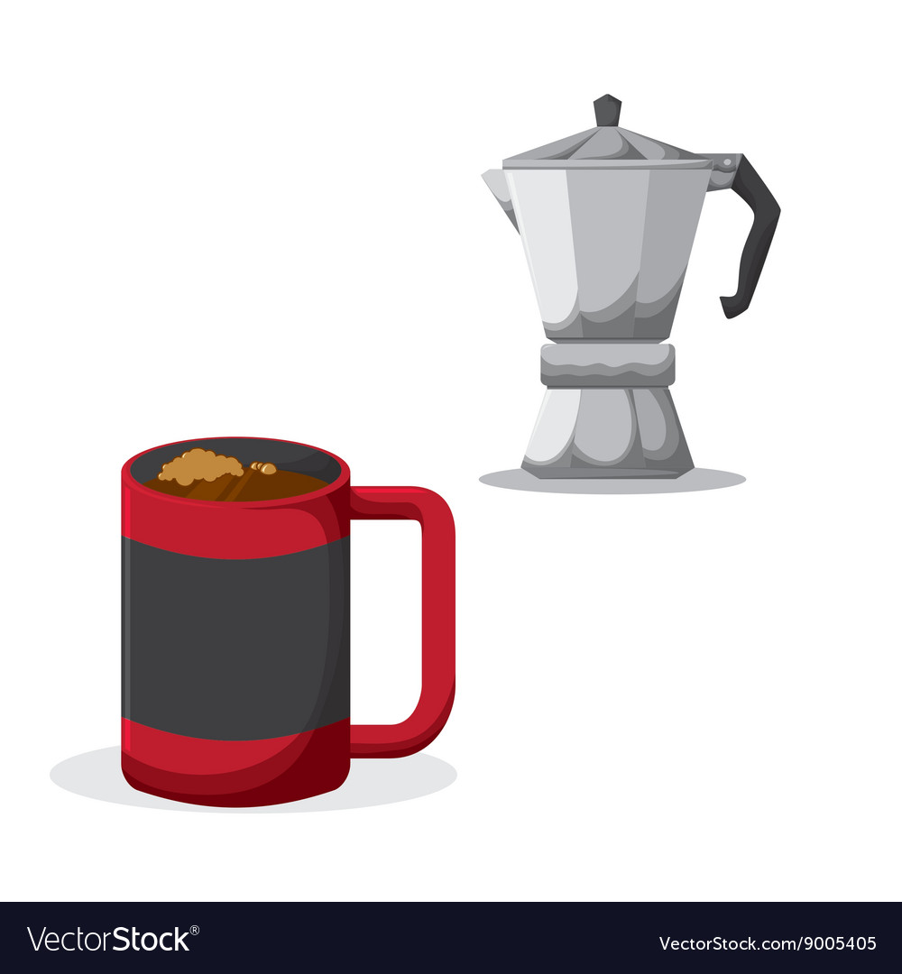 Coffee icon drink concept flat