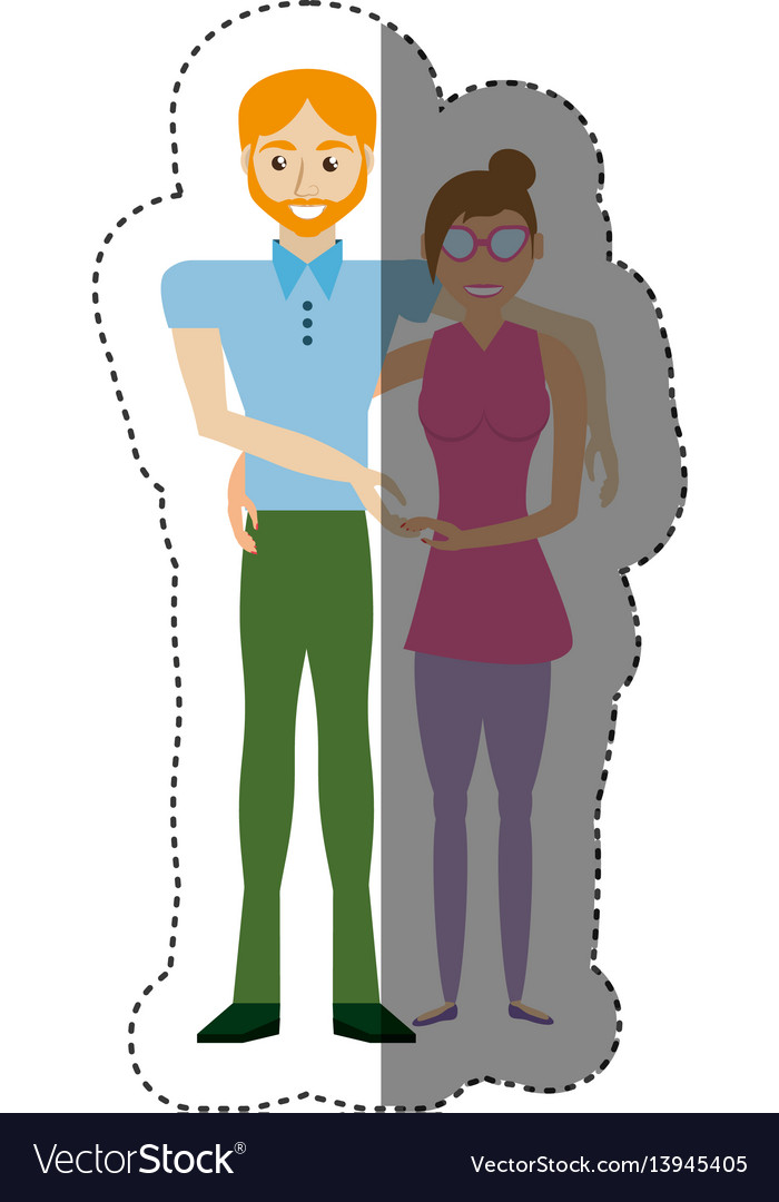 Couple romantic hand holding shadow