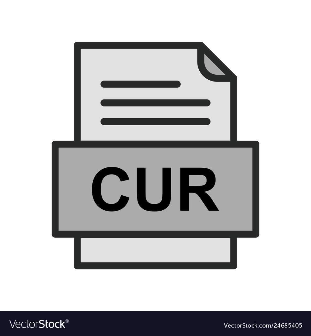 Cur file document icon