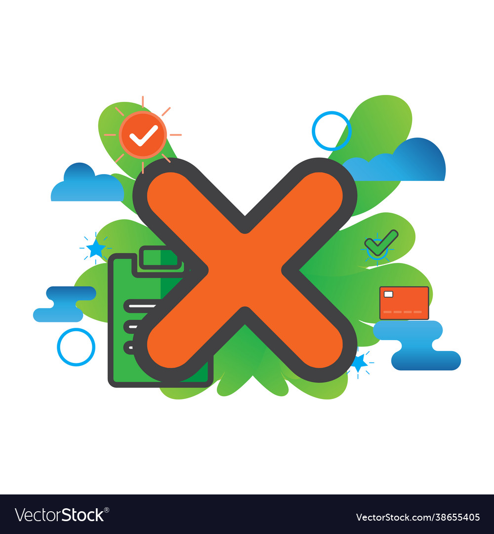 Delete flat icon can use for design