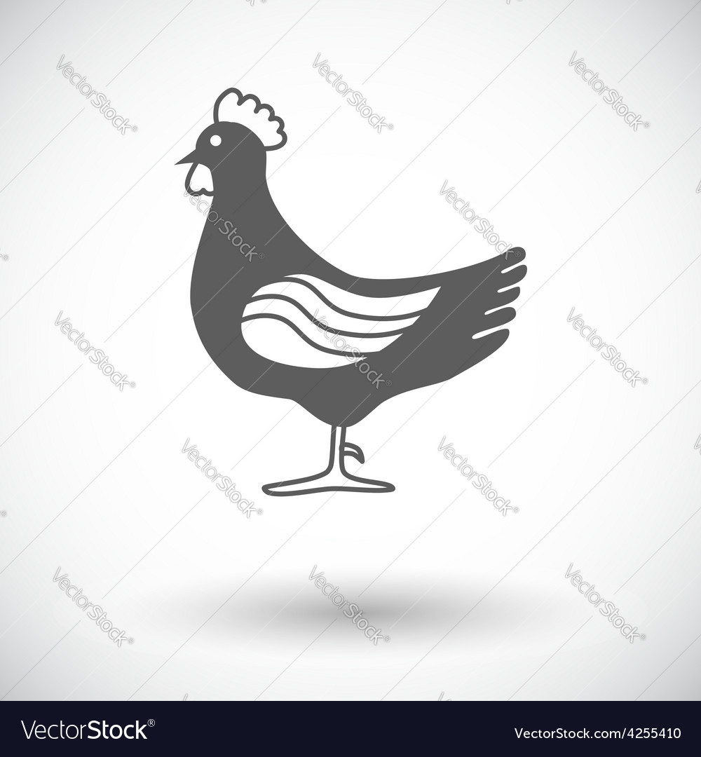 Chicken single icon