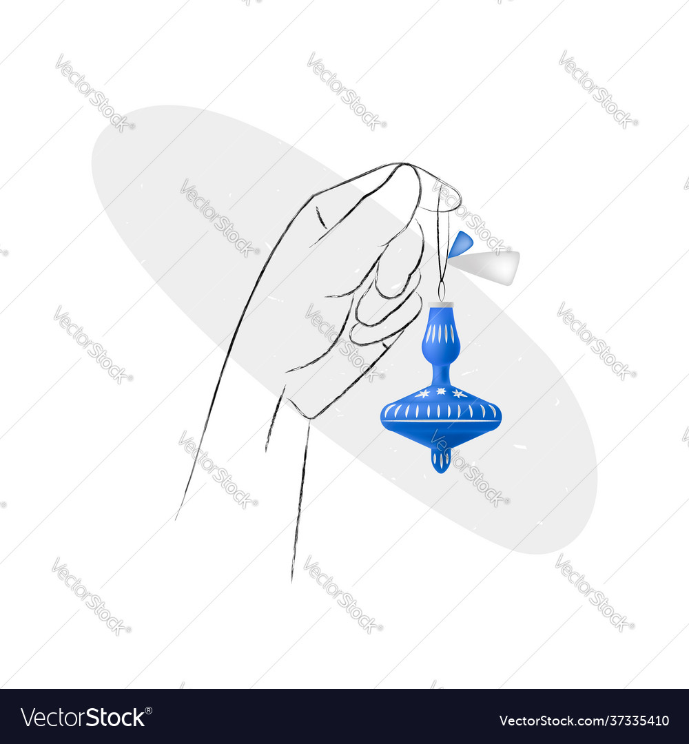 Drawn image with mixed 3d and linear style vector image Drawn image with mixed 3d and linear style