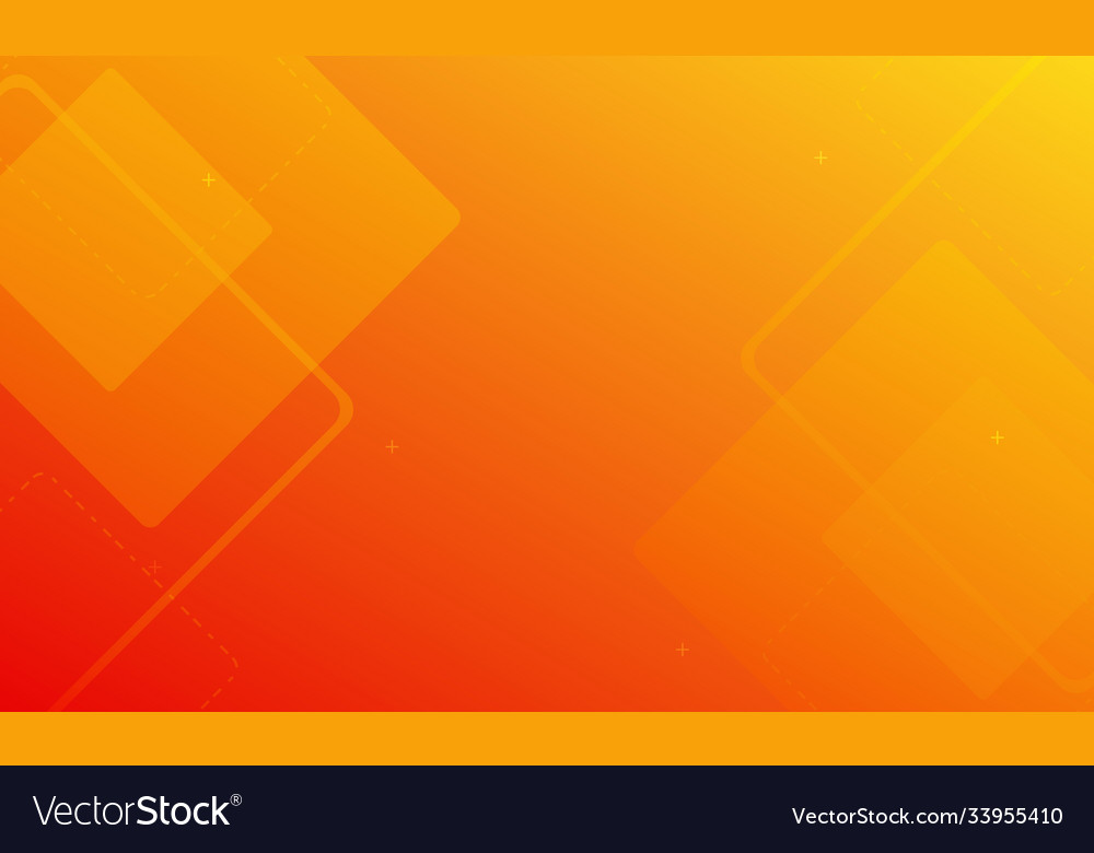 Dynamic orange background gradient abstract vector image Dynamic orange background gradient abstract