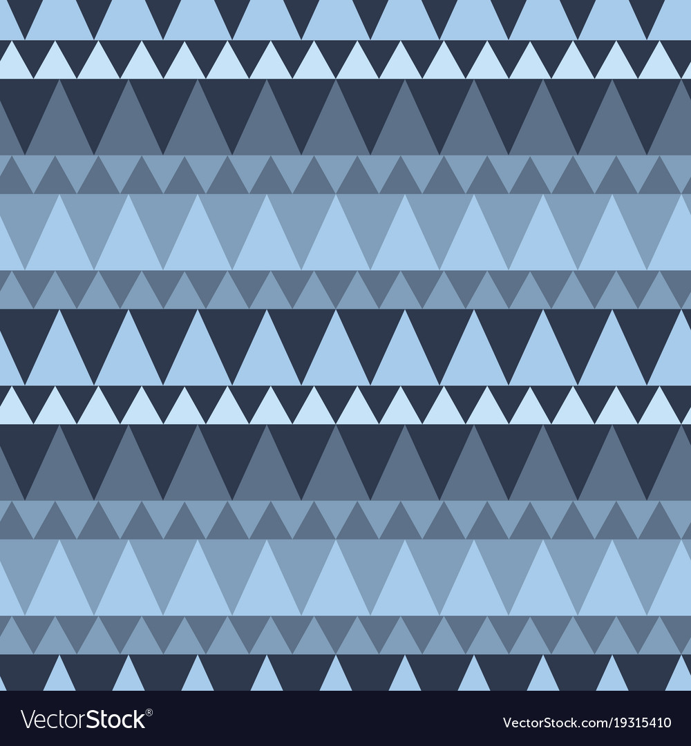 Triangular forest mountain seamless pattern