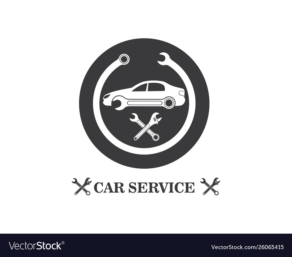 Car service logo icon Royalty Free Vector Image