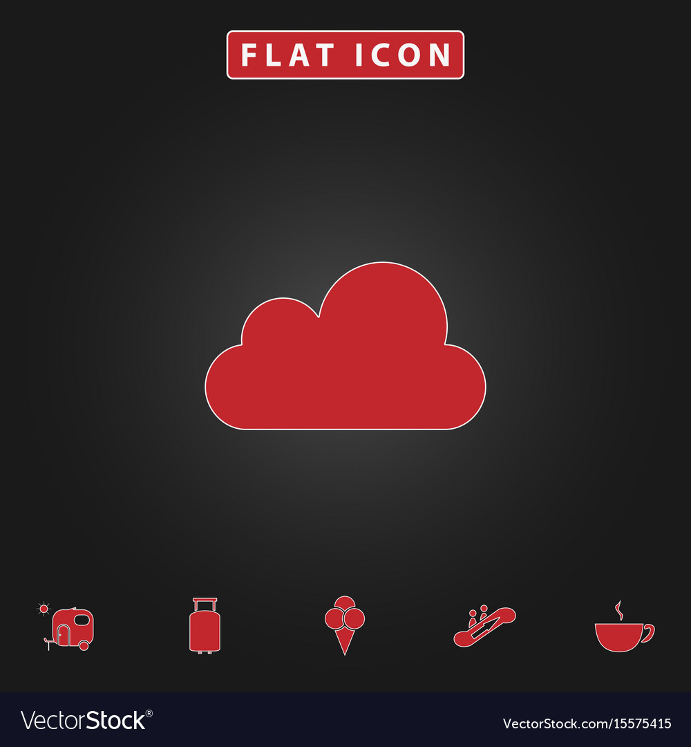 Cloud computer symbol