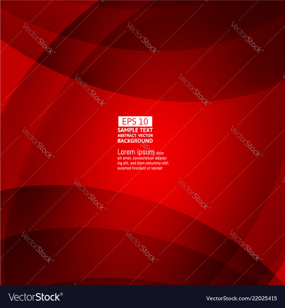 Line wave red color abstract background with copy vector image Line wave red color abstract background with copy