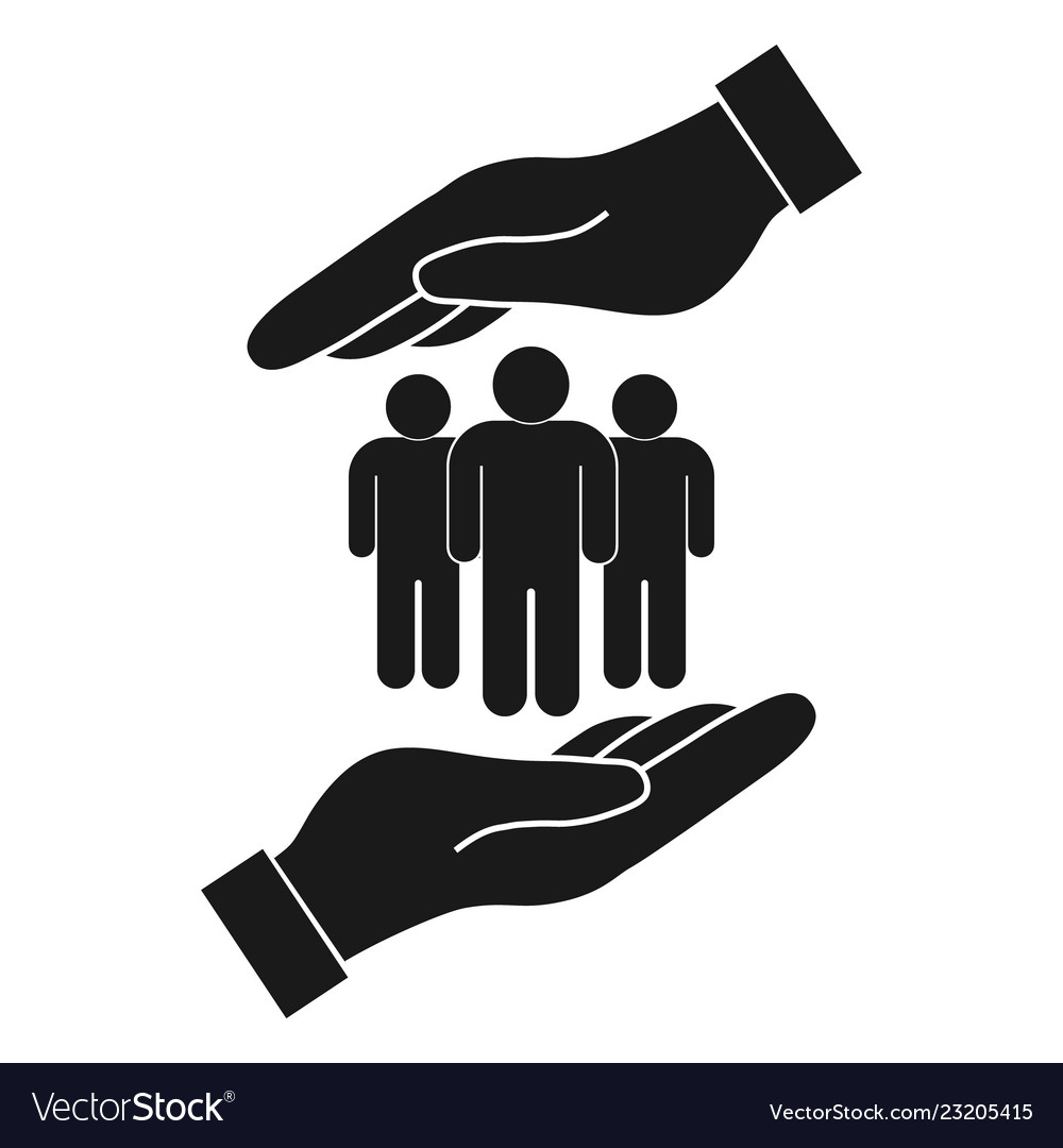 safe-people-in-hand-royalty-free-vector-image-vectorstock